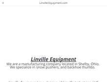 Tablet Screenshot of linvilleequipment.com